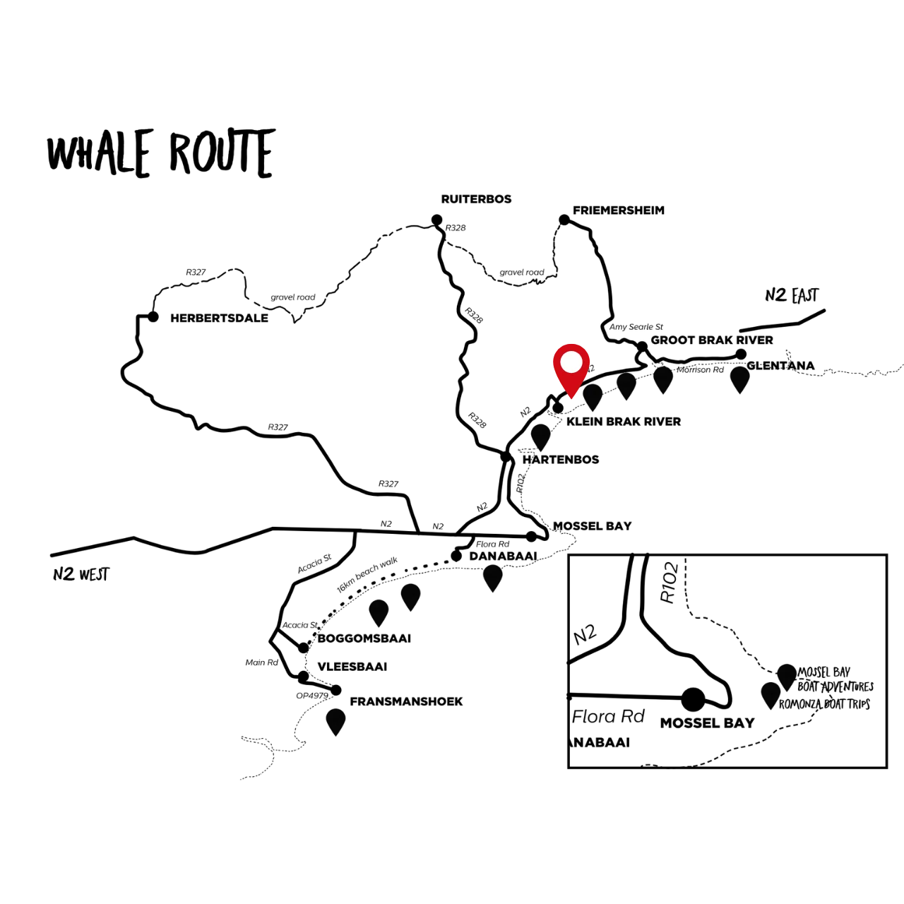 Whale Route Map